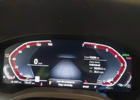 2021 BMW X3 xDrive30I z USA, uszkodzony, nr VIN 5UXTY5C0XM9E32810